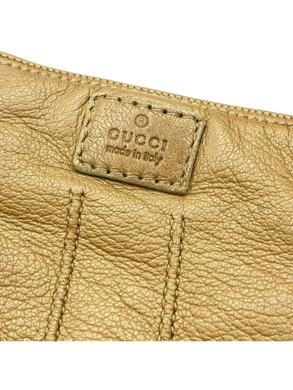 Gucci Gloves Leather Cashmere Brown